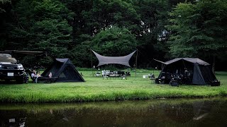 【4Kキャンプ】キャンプギアを拗らせた３人が集まればこうなる。ブラックキャンプwまぢぇさん＆ケンジマンさん