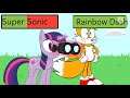 Sonic Vs Rainbow Dash Heatlhbars