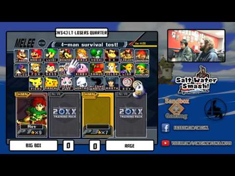 [SWS43 | LT-Losers Quarters] BIG BOI (Roy, Kirby) vs RAGE (Link, Pichu)