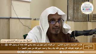 صورة 7 - كتاب التوحيد ( الشرح الثاني فيديو ) الدرس السابع - الشيخ سعد بن شايم الحضيري