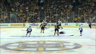 Steven Stamkos returns after slapshot hits face 5/27/11
