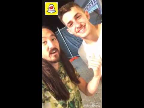 Steve Aoki Vía Snapchat
