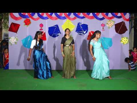Telugu Folk mix songs dance performance | Yerra Yerrani Rumalu Gatti  | #manathurkalapally