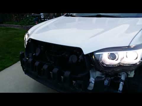 Toyota highlander aftermarket Headlights upgrade with Halo and HID Part 1