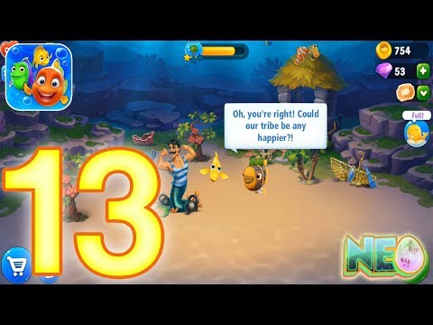 Fishdom: Gameplay Walkthrough Part 13 - Decorations (iOS, Android)