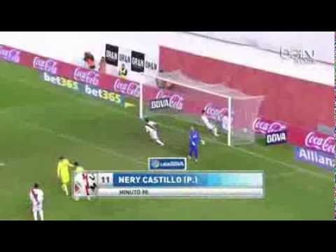 Goles de NERY CASTILLO - La Liga (Rayo Vallecano vs Villareal 06/01/2014)