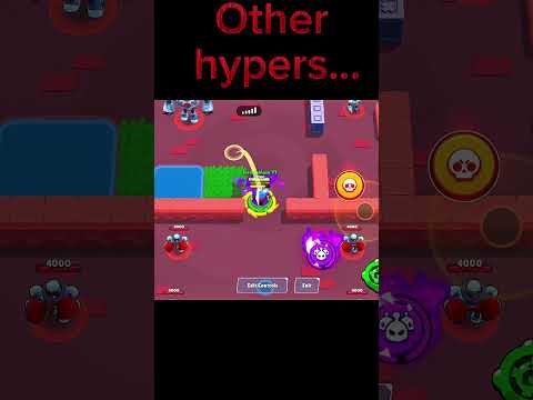 other hypercharges vs Pam #brawlstars #shorts