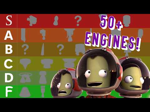 The COMPLETE Kerbal Space Program Engine Tier List