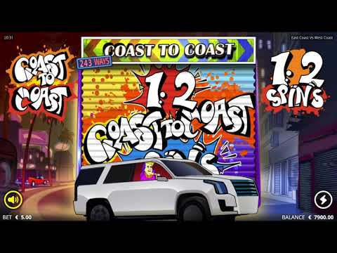 East Coast Vs West Coast Review & Bonus Feature (Nolimit City)