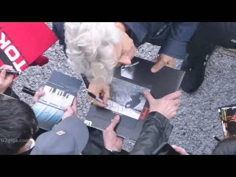 U2 Adam Clayton with fans, Tokyo 2019-12-05 - U2gigs.com