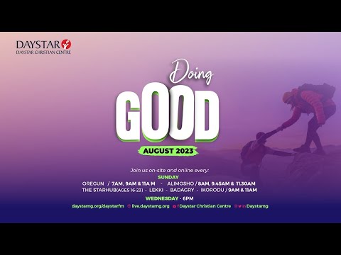 Daystar Online Service | Doing Good | Sunday 27 August, 2023