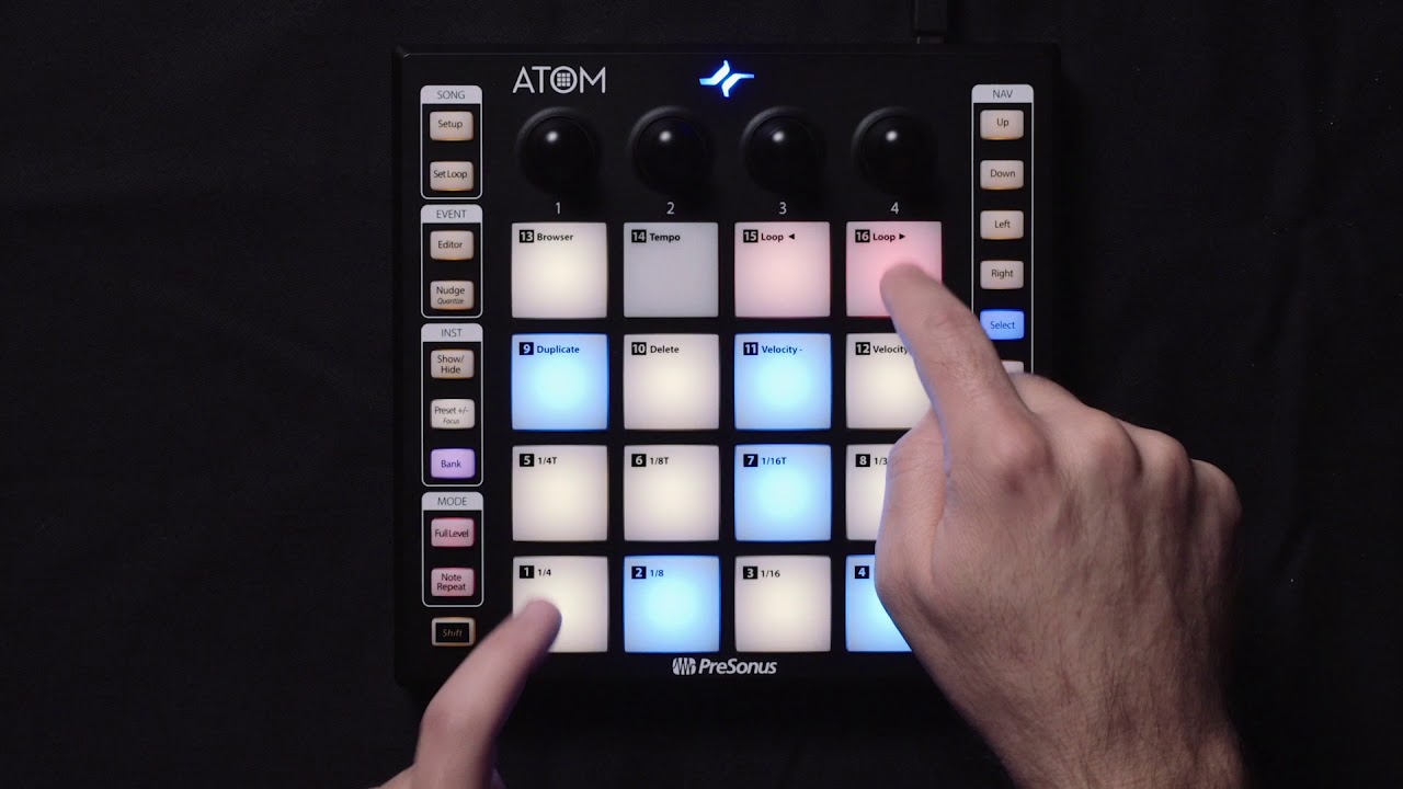 Presonus ATOM Pad Controller w/Studio One + Ableton Live Lite