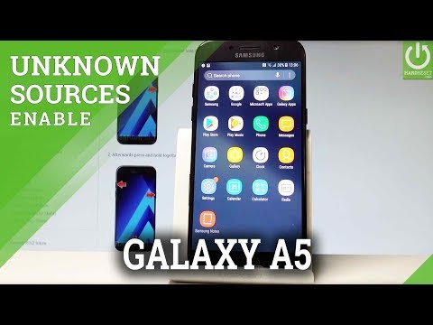 How to Enable Unknown Sources in SAMSUNG Galaxy A5 (2017)