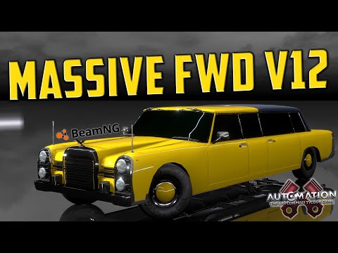 Building A V12 FWD Limo?! Automation - BeamNG