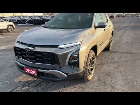 2026 Chevrolet Equinox AWD ACTIV in Gray for sale at Lally Chevrolet Ltd. in Tilbury, ON