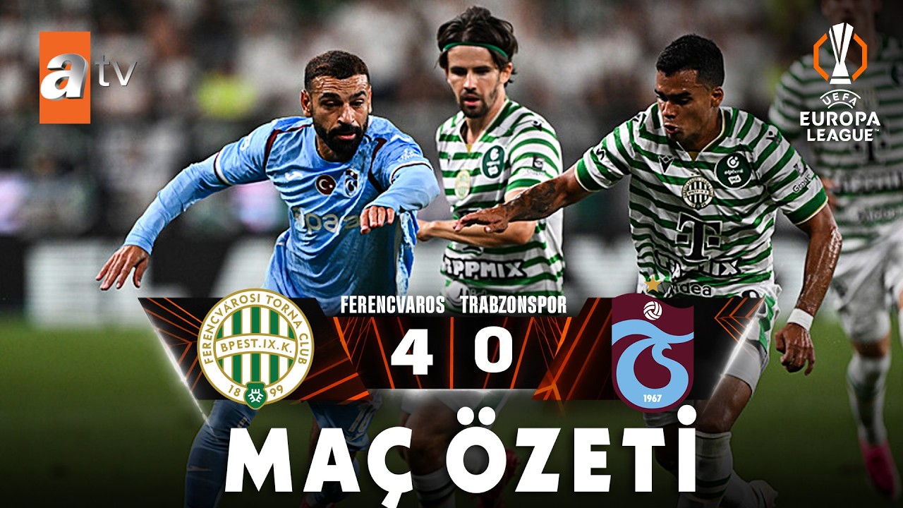 Maç Özeti | Ferencvaros 4-0 Trabzonspor | UEFA Avrupa Ligi Play-Off 2. Maç