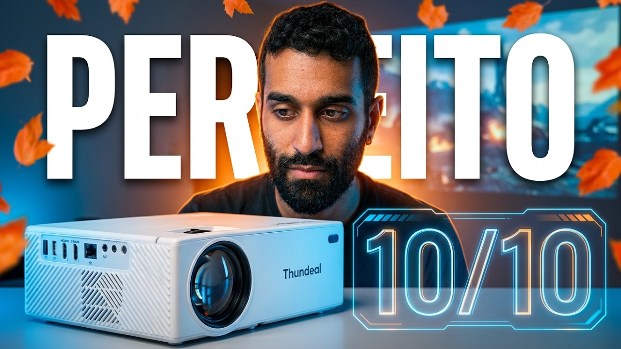VALEU CADA CENTAVO! ✨PROJETOR c/ ANDROID THUNDEAL TD95W 🔥 JOG0S e F1LM3S.. PERFEITO e SEM IMPOSTO