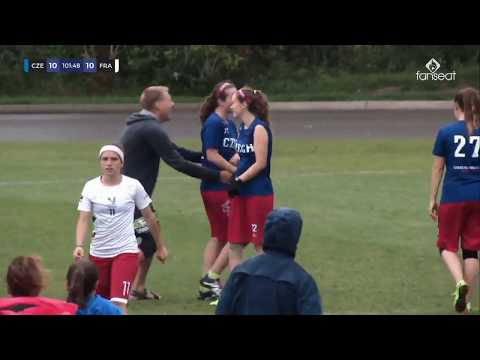 EYUC 2017 - Cech Republic vs France - U20 Women's Bronze Medal game - Ultimate frisbee