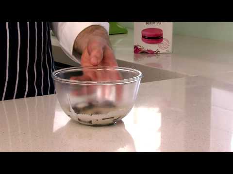 Zumbo Baking - Choc Raspberry Macarons (Step 5: Fill)