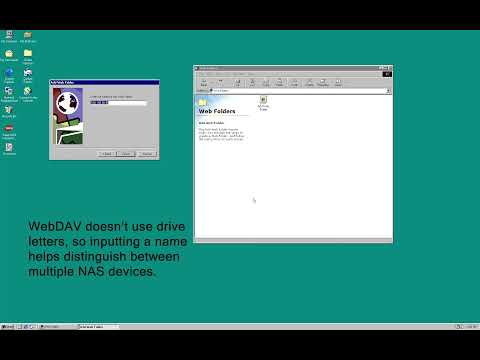 Using WebDAV with Windows 95, 98 and Windows Me
