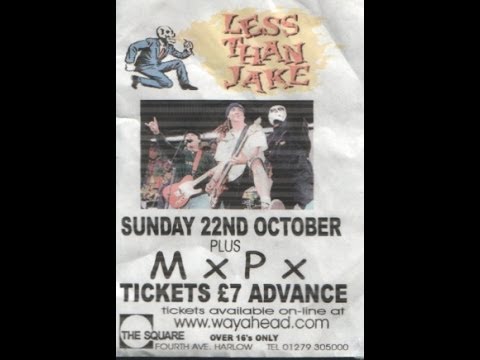 Less Than Jake live at the Square Harlow 22/10/2000