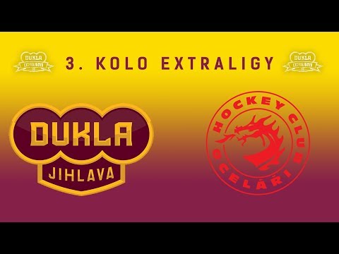 3. kolo (12.9.2017) HC Dukla Jihlava - HC Oceláři Třinec