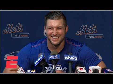 Tim Tebow Had Funny Slip Of The Tongue In His Mets Press Conference
