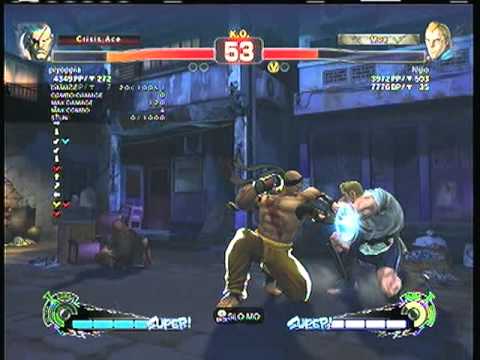 SSF4AE: Sagat (Piyoppa) vs. Abel ( Nijio) SD