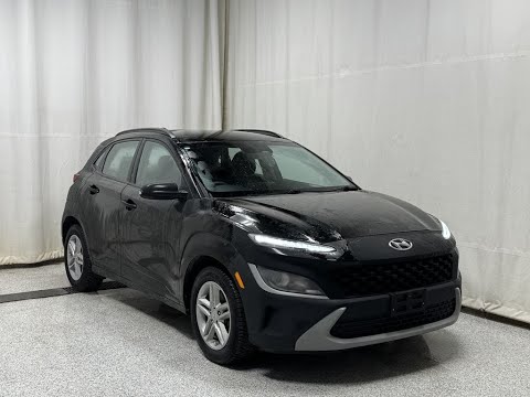 2022 Hyundai Kona 2.0L Essential FWD in Black for sale at Park Mazda in Sherwood Park, AB