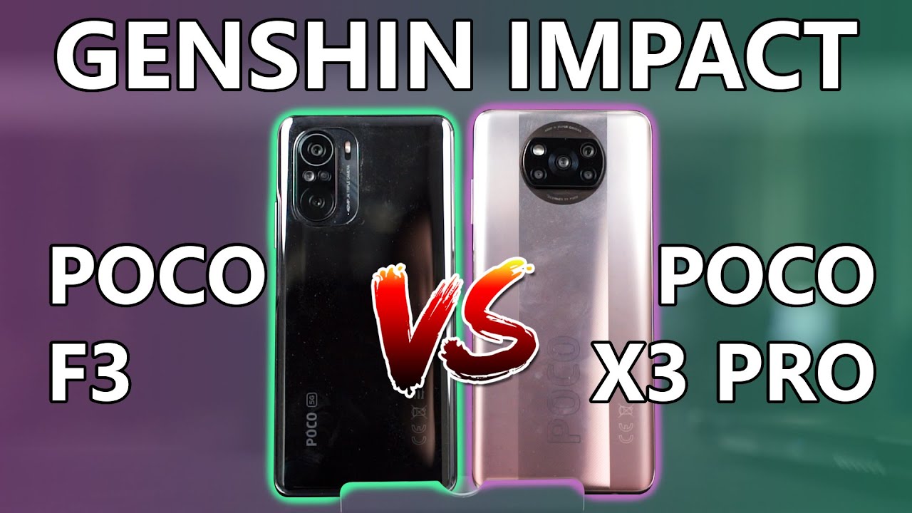 POCO F3 vs POCO X3 Pro | Analyzing Genshin Impact at highest settings!