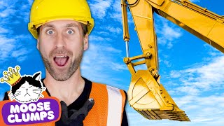 🚜 Construction Trucks Song! | Mooseclumps Learning Songs for Kids