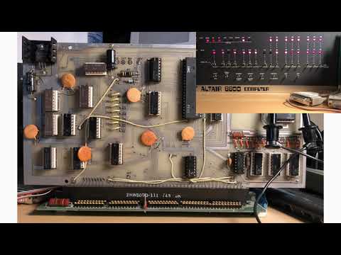 STB427 - Altair 8800 - Part 52 - MITS 88 SIOB Serial TTL Card - Initial testing