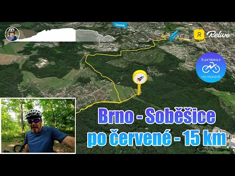 Elektrokolo: Cyklotrasa Brno - Soběšice lesem po červené a zpět. A jedno nepříjemné překvapení...