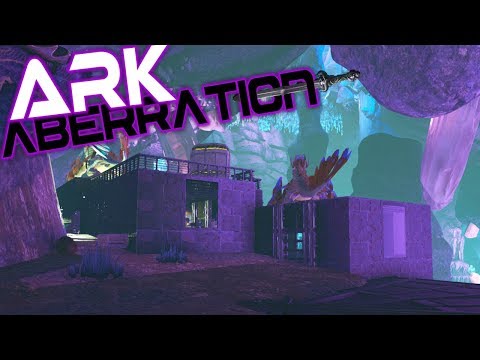 ARK ABERRATION! CLIFF BASE BUILDING!!