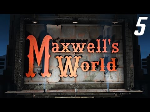 Fallout 4 Mods: Maxwell's World Part 5  - Vault Tec Death Coaster + Secret Area