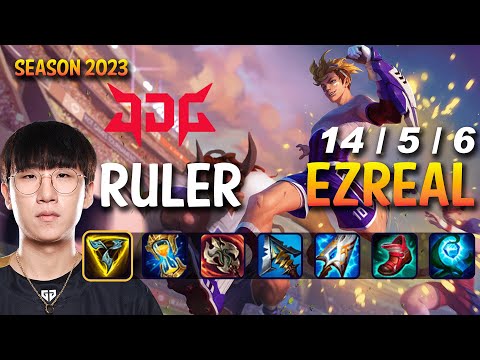 JDG Ruler EZREAL vs KOG'MAW ADC - Patch 13.16 KR Ranked