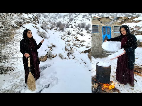 Nargis' work is astonishing in the face of the frozen winter