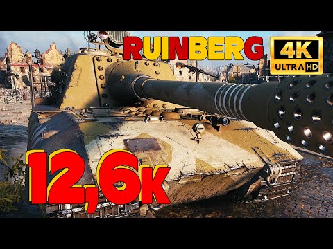Jagdpanzer E 100: Offensive on RuiNberG with +12k damage - World of Tanks