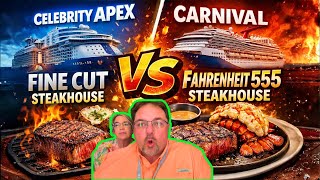 Celebrity Apex Fine Cut Steakhouse Review  | Is Celebrity Steakhouse Better Than Carnival?