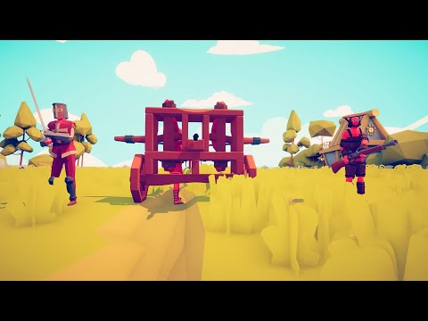 Bluenderbuss & Ballista & Squire vs 3x EVERY UNIT - Totally Accurate Battle Simulator