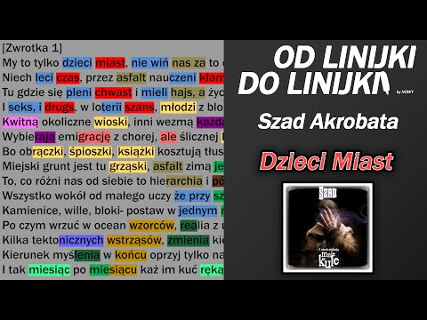 Szad Akrobata - Dzieci Miast  / Od Linijki Do Linijki