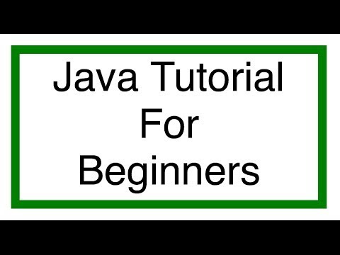 Java Tutorial for Beginners