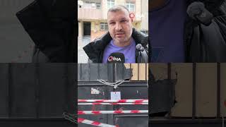 Küçükçekmece’de tahliye edilen bina mühürlendi: Zabıta ekipleri nöbet tutuyor