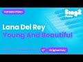 Young and Beautiful (Piano Karaoke Version ...
