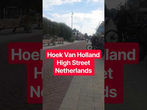Hoek Van Holland High Street #shoppingarea #highstreet #hoekvanholland #town #netherlands #holland