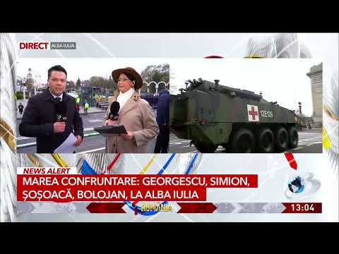 Paradă spectaculoasă de Ziua Națională în orașul unirii