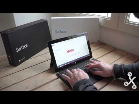 Surface RT análisis en vídeo
