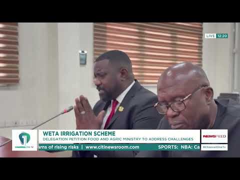 John Dumelo Assures Weta Farmers of Government Support for Irrigation Scheme