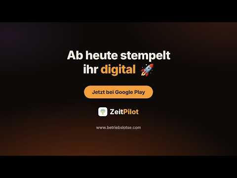 ZeitPilot Zeiterfassung video thumbnail