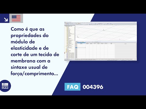 [EN] FAQ 004396 | Como são as propriedades de elasticidade e módulo de corte de um tecido de memb...